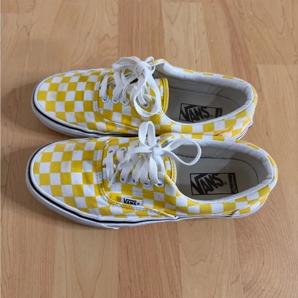 Vans Sneakers in Yellow and White Checkered - Picture 4 of 8